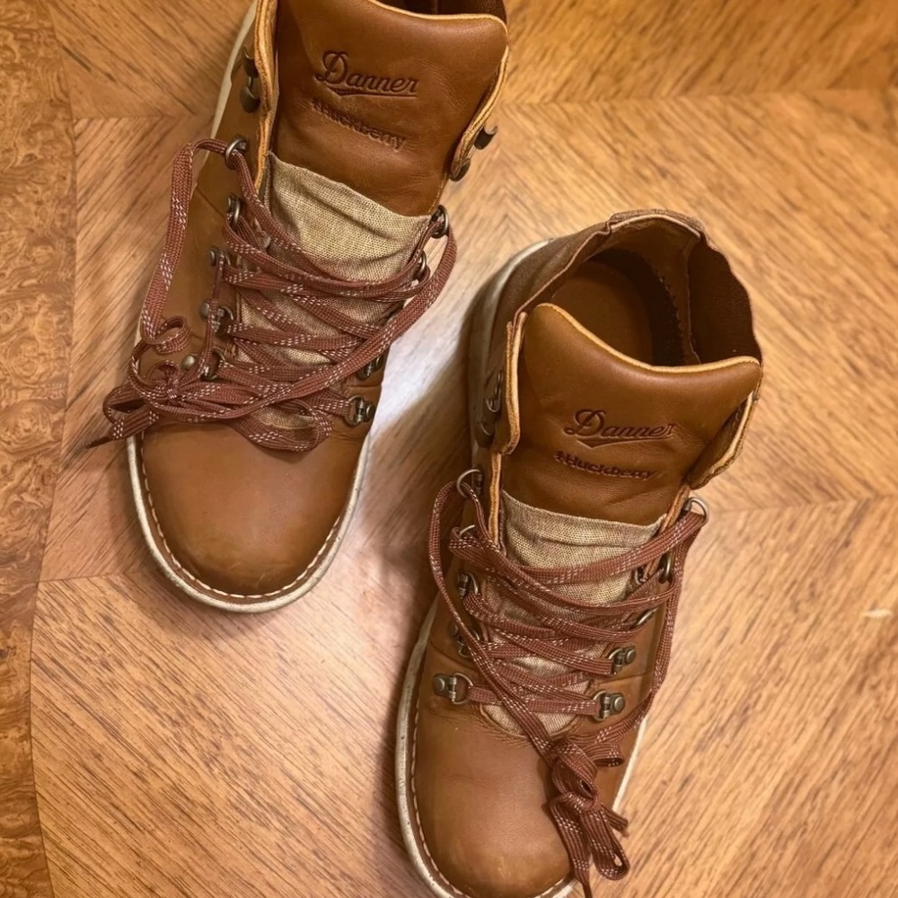 Danner Tan and Brown Leather Boots